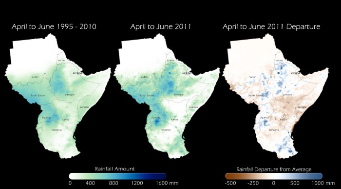 A lot of people died as a consequence of the East Africa drought.